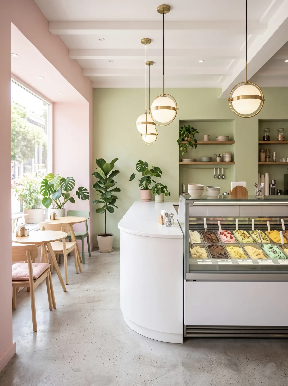 Inside a Cone Stories parlour